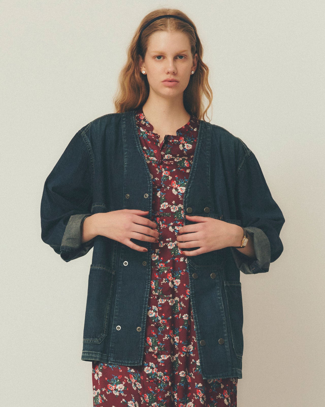 9月中旬入荷予定】NO COLLAR COVERALL – Shinzone