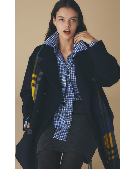 OVERSIZED WOOL PEACOAT