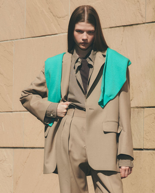 【12月下旬お届け】MINI CHECK DADDY SHIRT