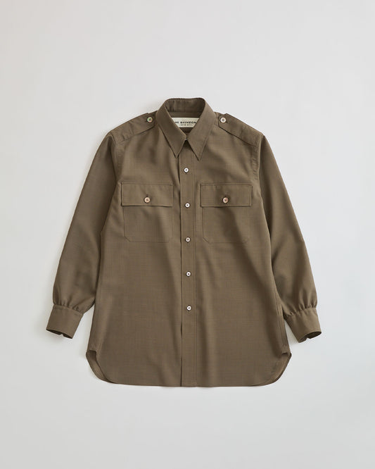 【8月上旬お届け】MILITARY SHEER SHIRT