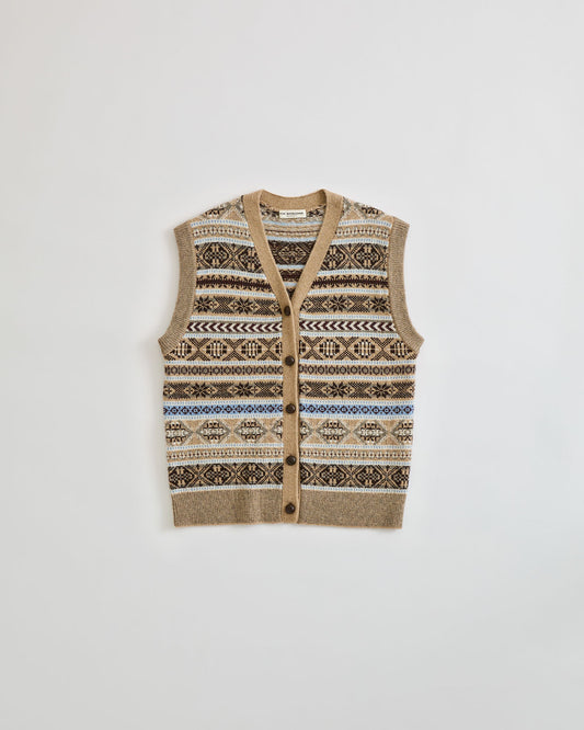 FAIR ISLE KNIT VEST