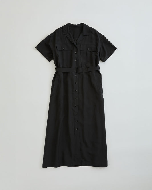 【5月上旬入荷予定】OPEN COLLAR SHIRT DRESS