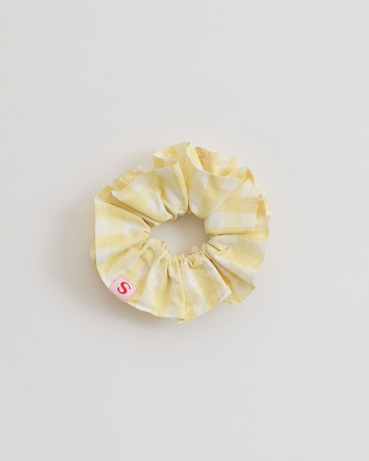 【12月下旬お届け】GINGHAM CHECK SCRUNCHIE