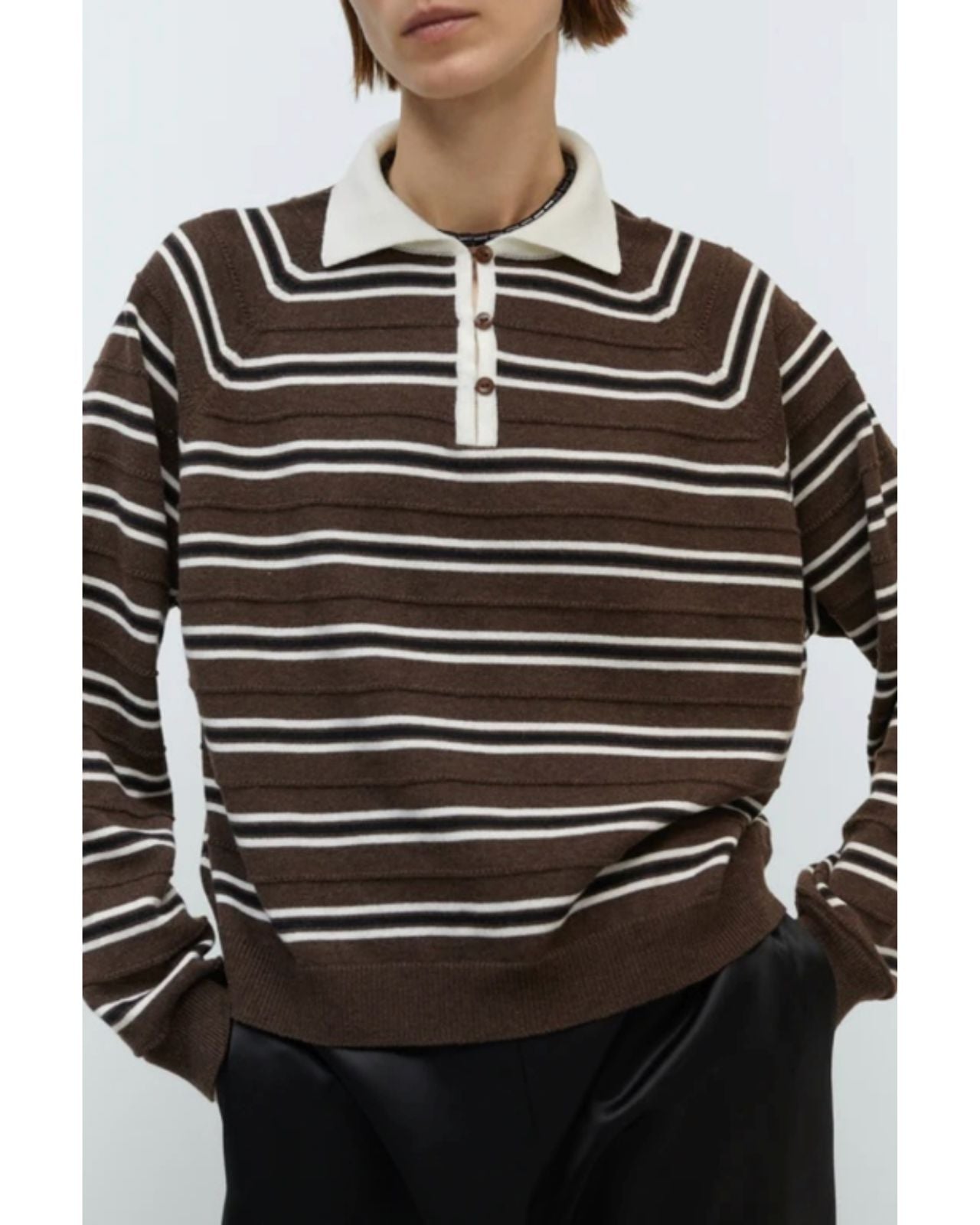 CORDERA MERINO WOOL STRIPED POLO