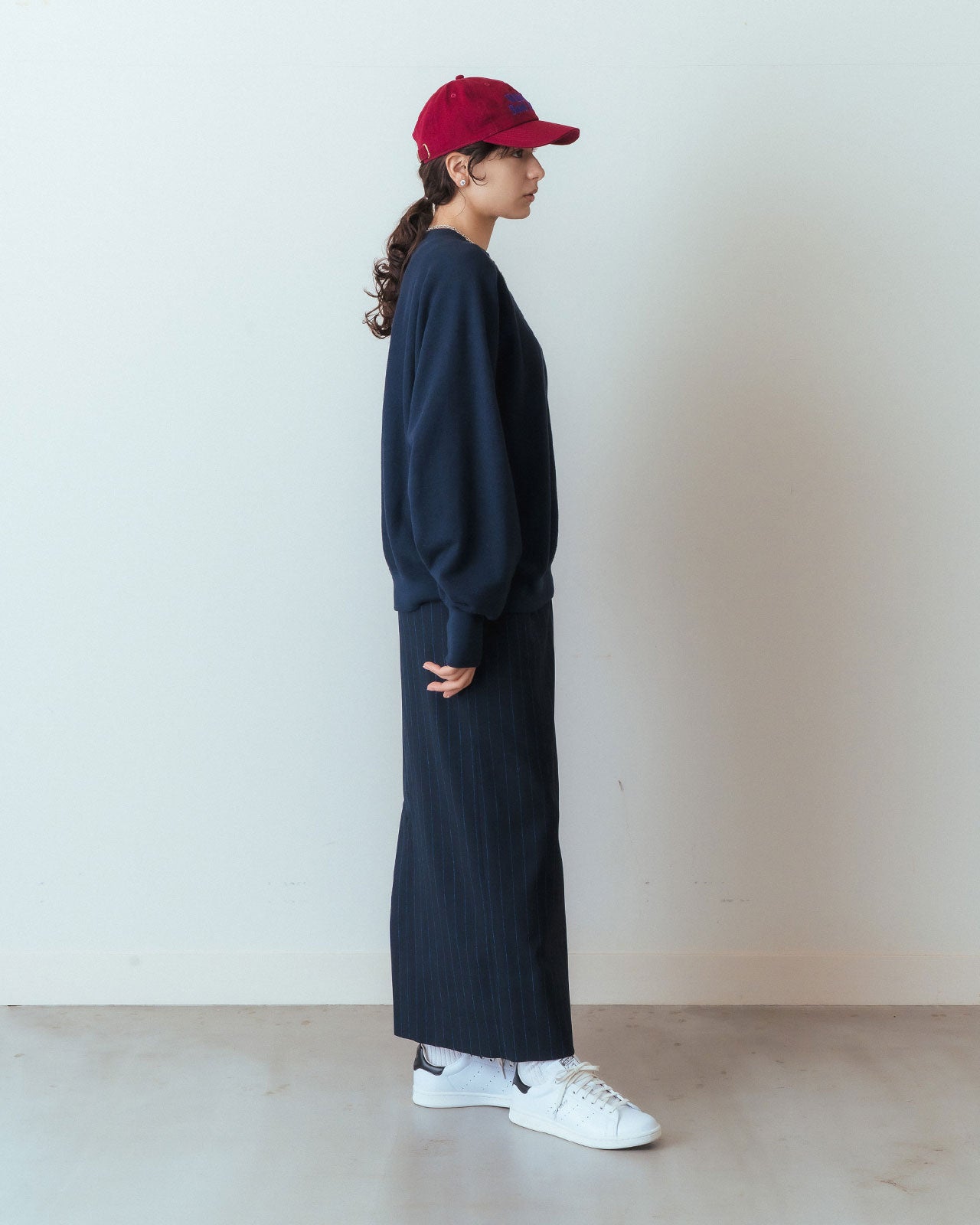 【新色CAMEL】COTTON WOOL SWEATSHIRT