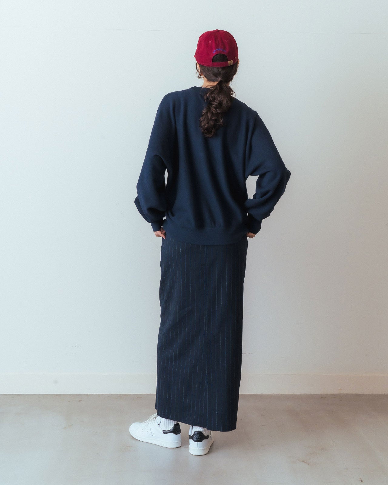 【新色CAMEL】COTTON WOOL SWEATSHIRT