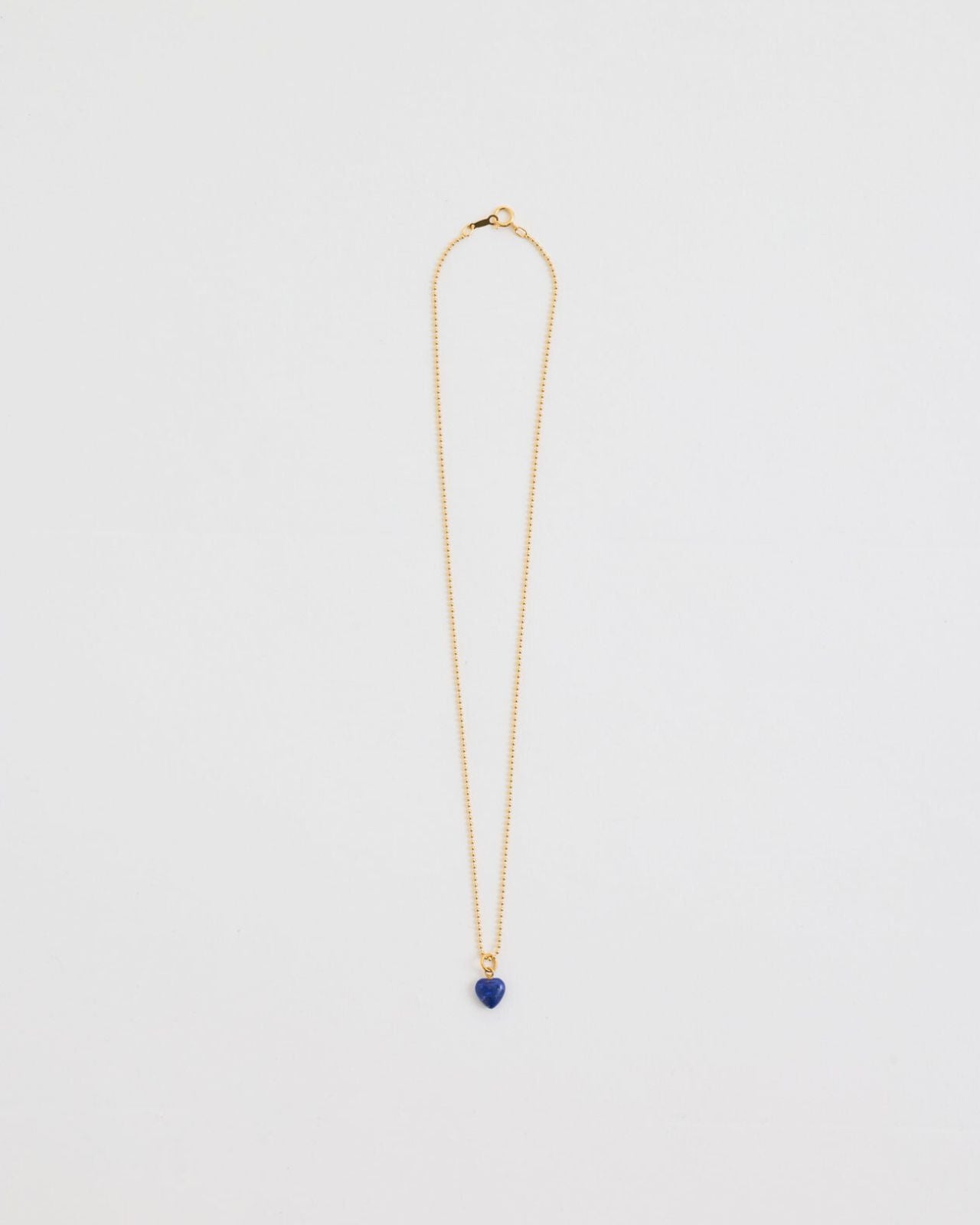 ColouR HEART NECKLACE(Lapis Lazuli)