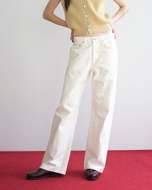 BAGGY JEANS (WHITE/BLACK)