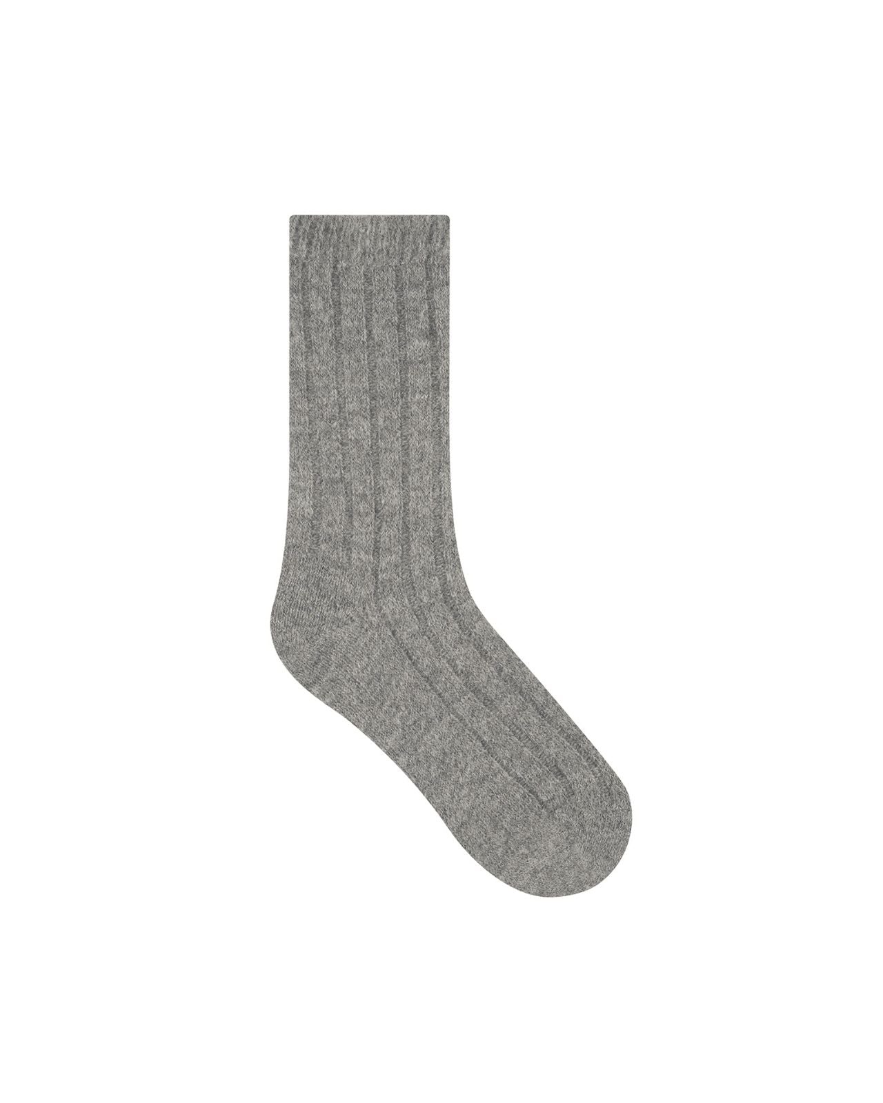 BLEUFORET RIBBED ALPACA WOOL SOCKS