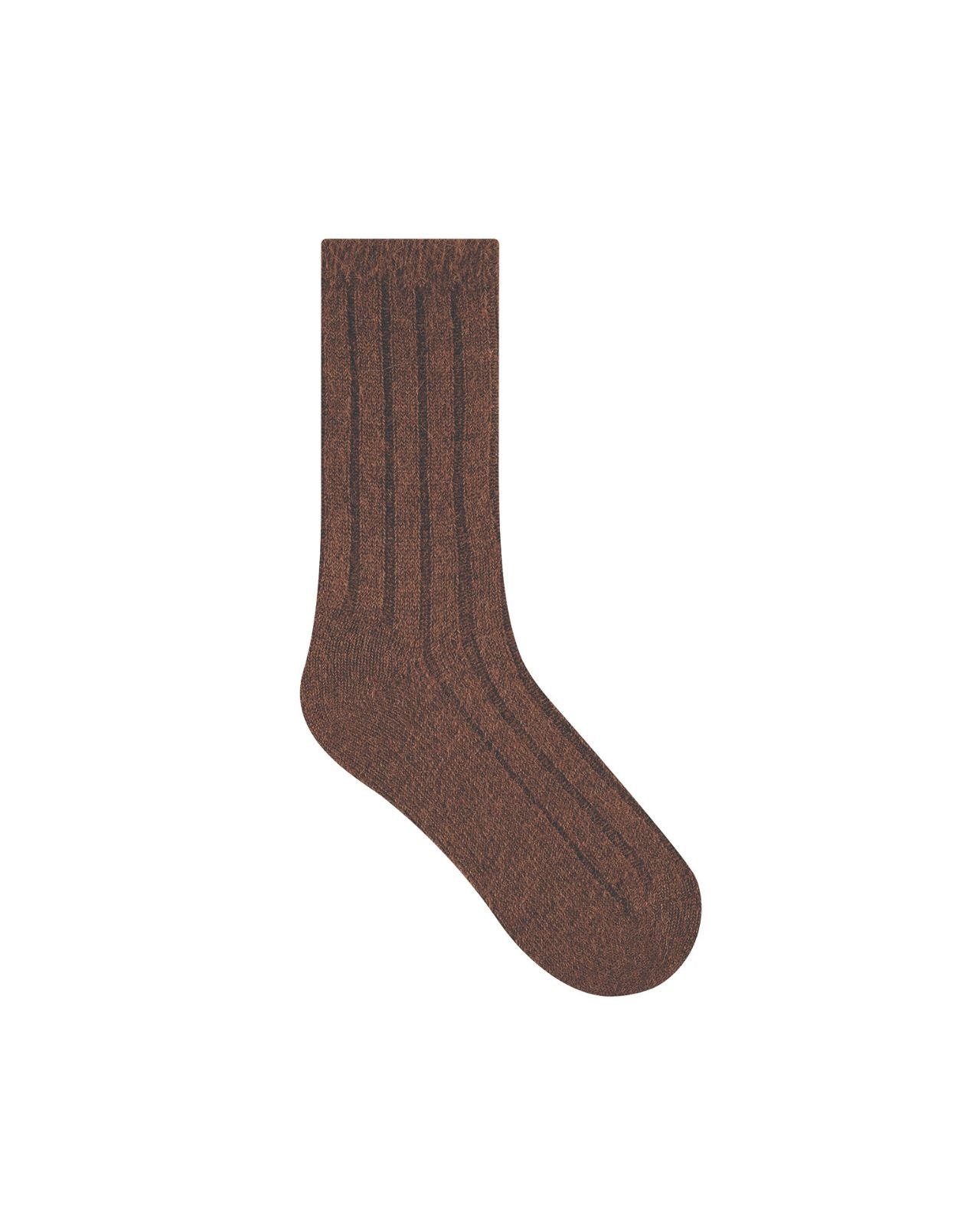 BLEUFORET RIBBED ALPACA WOOL SOCKS
