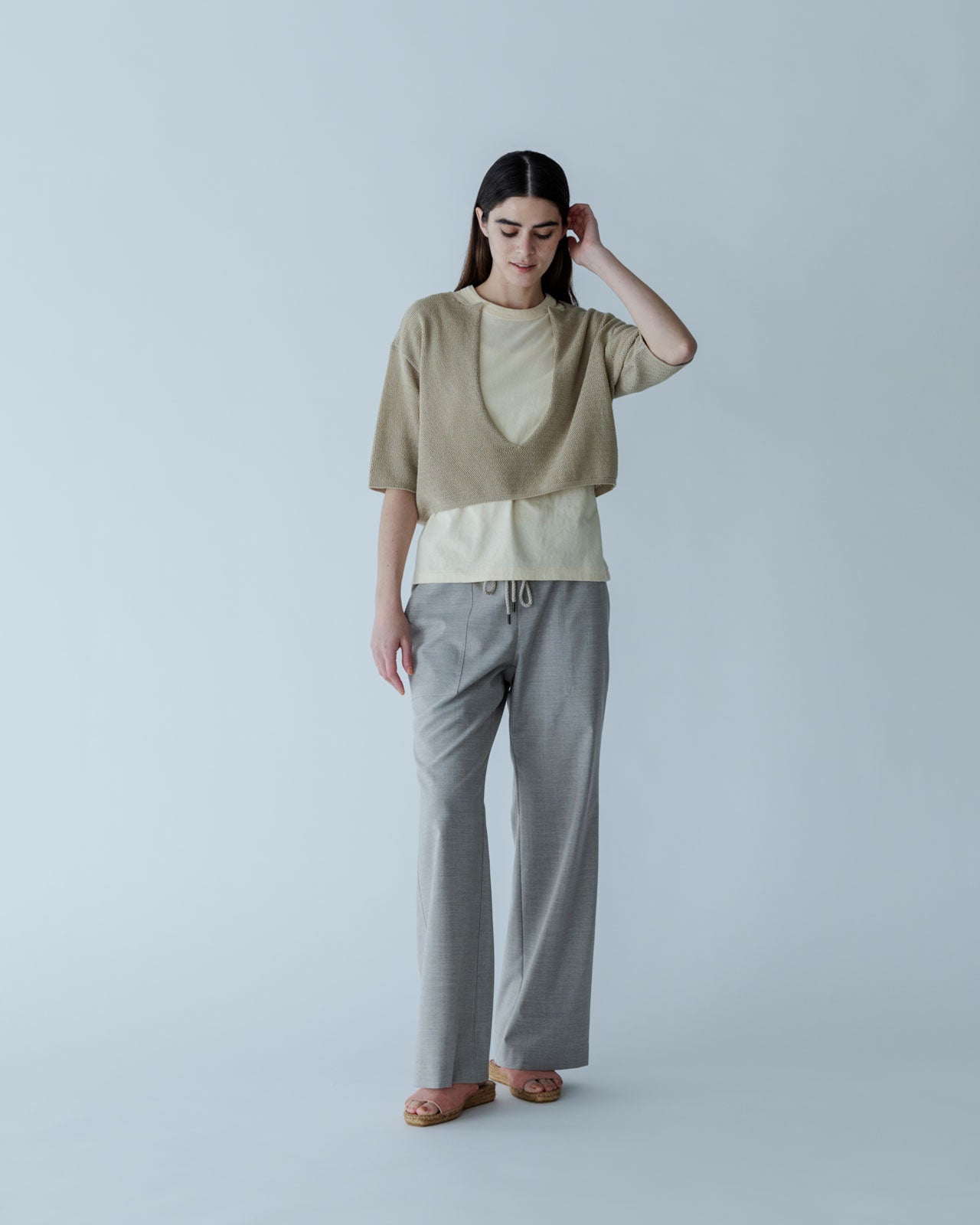 MEYAME COMFORTABLE DRAWCORD PANTS