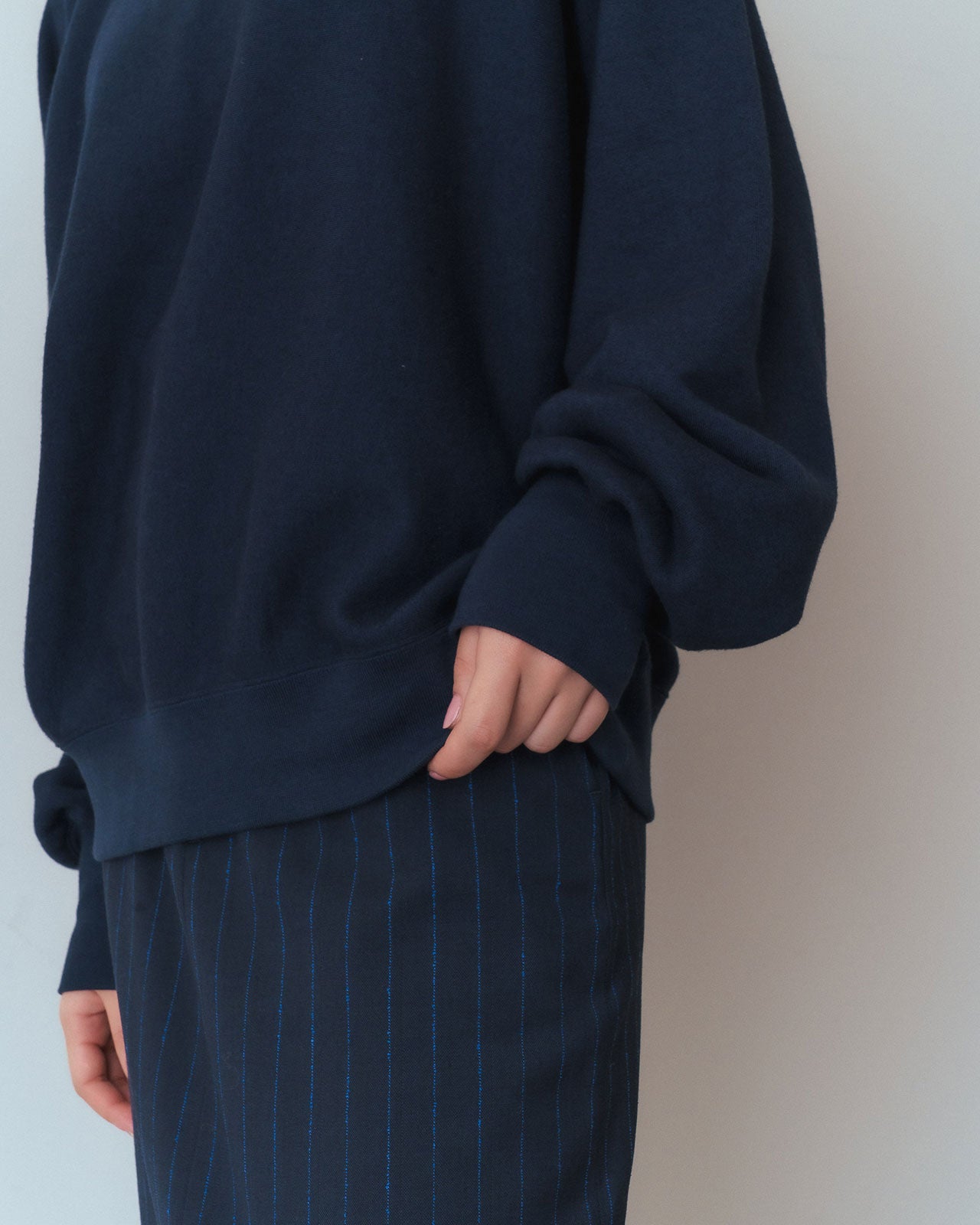 【新色CAMEL】COTTON WOOL SWEATSHIRT