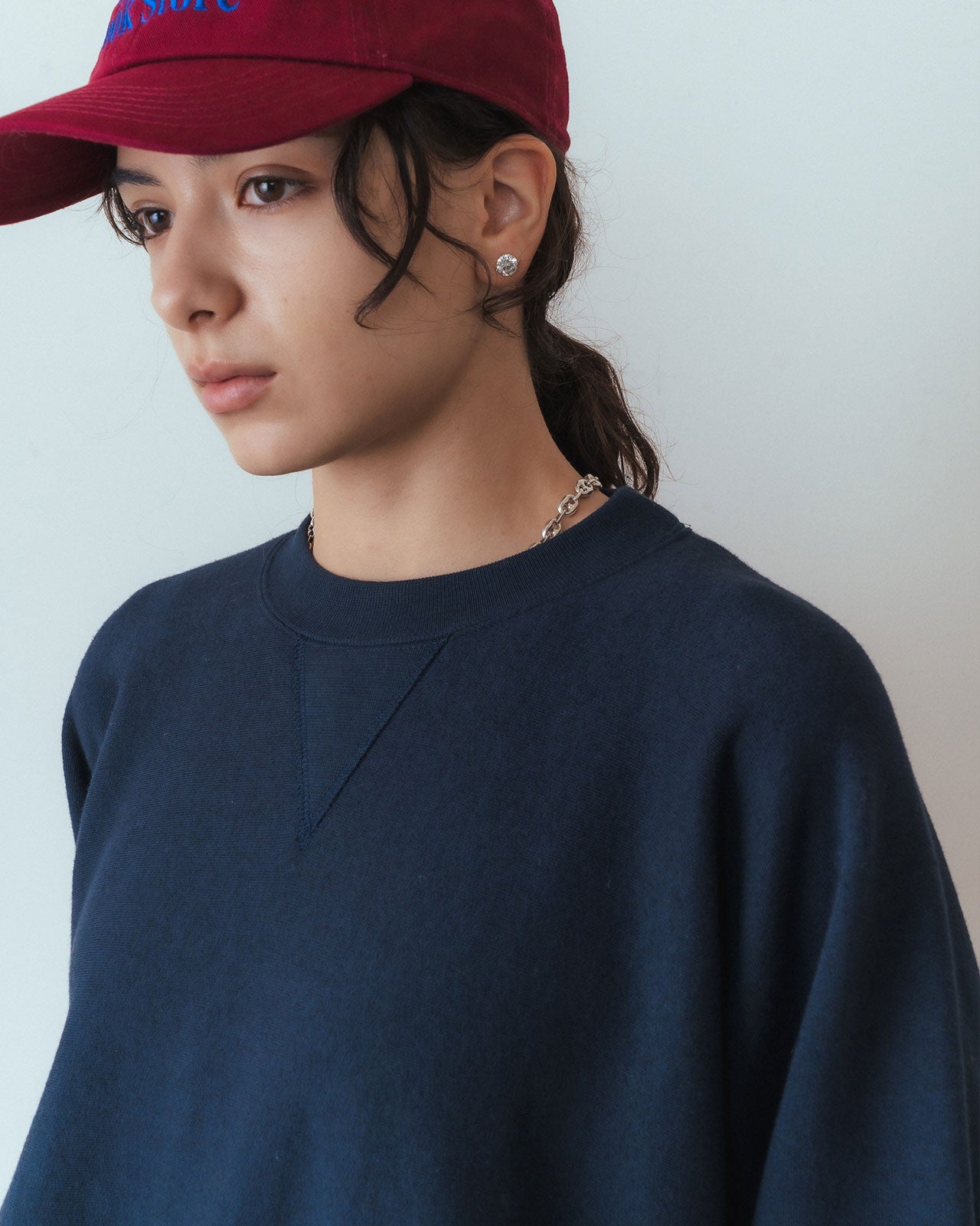 【新色CAMEL】COTTON WOOL SWEATSHIRT