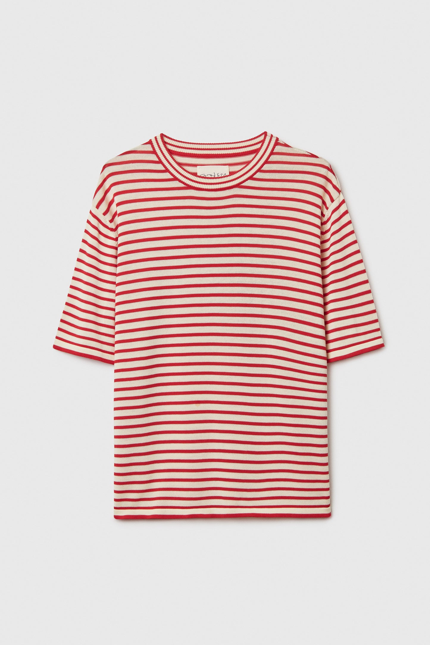 CORDERA ORGANIC COTTON OVERSIZED STRIPED T SHIRT