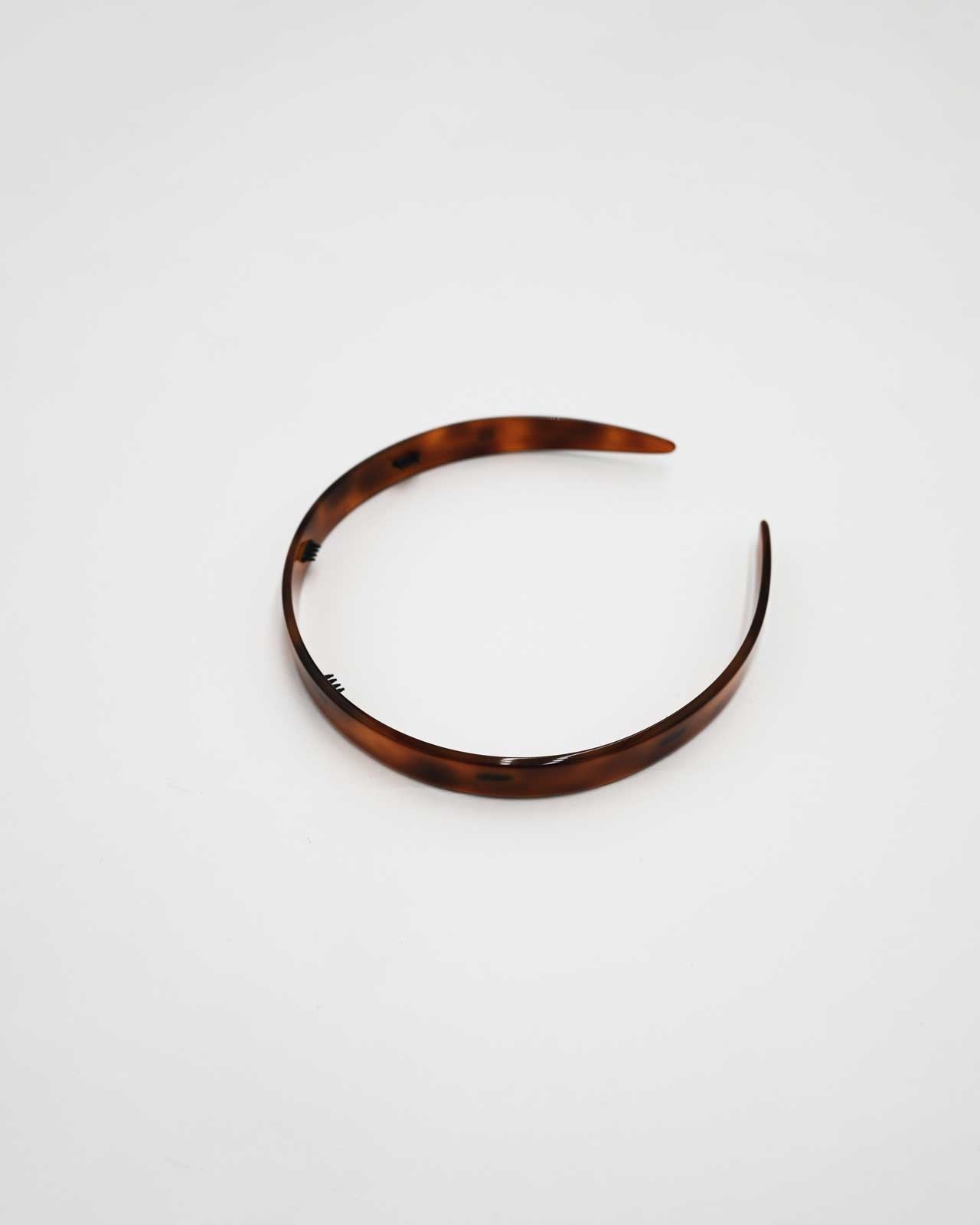 ALEXANDRE DE PARIS アセテートカチューシャ(幅1.5cm)