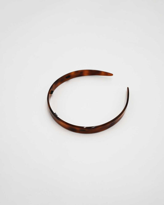 ALEXANDRE DE PARIS アセテートカチューシャ(幅1.5cm)