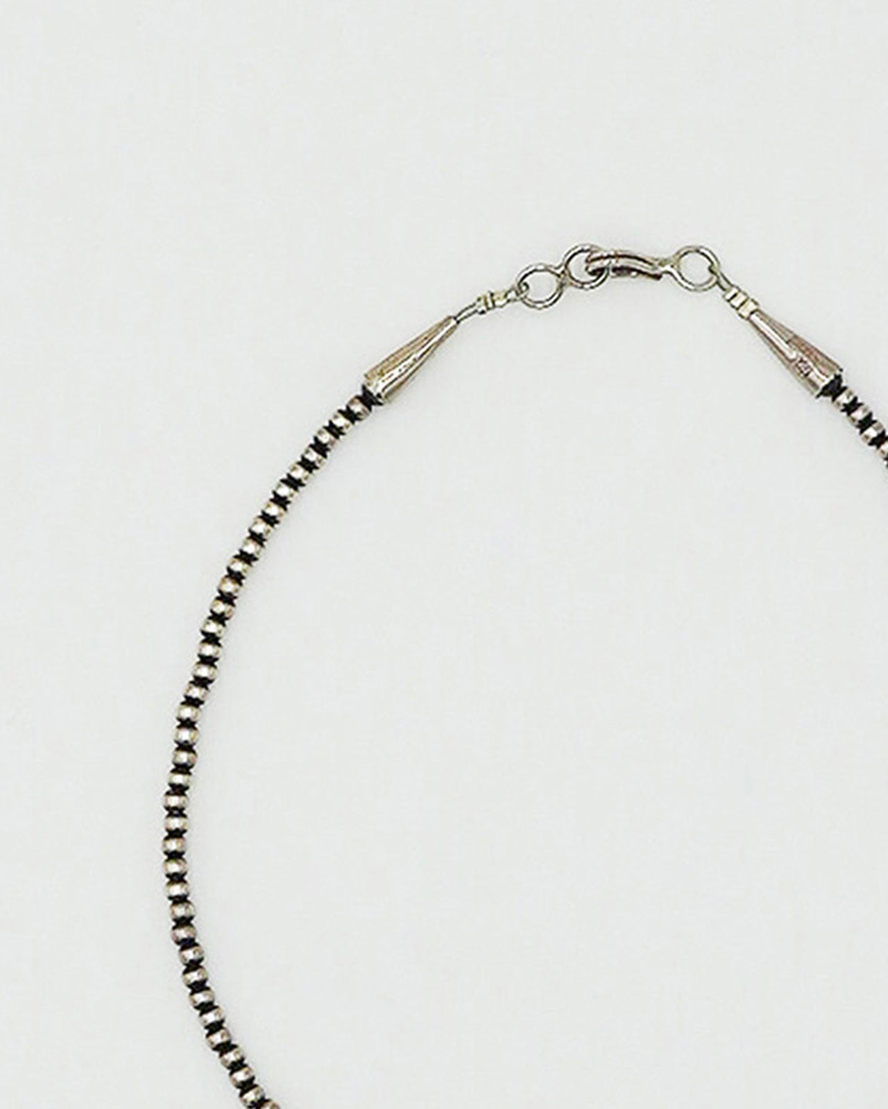 <ERICKA NICOLAS BEGAY>Plain Design Necklace BLACK/35cm