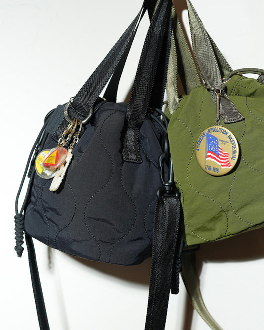 WILD THINGS PUFF QUILT DRAWSTRING BAG