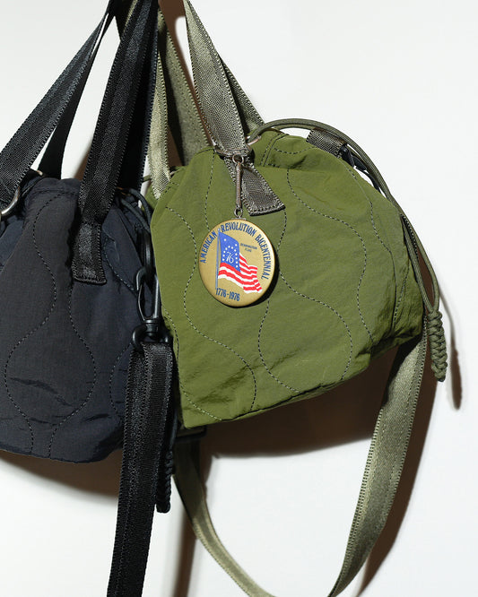 WILD THINGS PUFF QUILT DRAWSTRING BAG