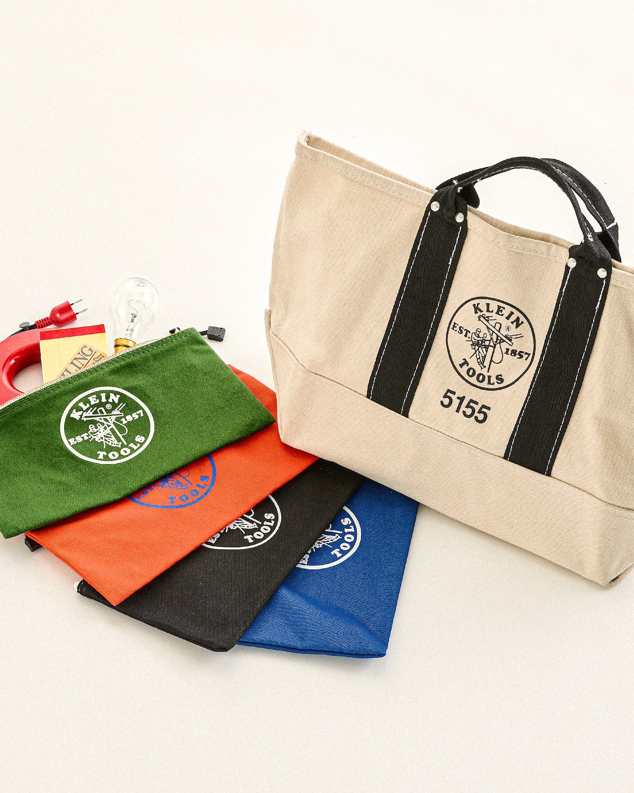 KLEIN TOOLS Zipper Bags-Canvas