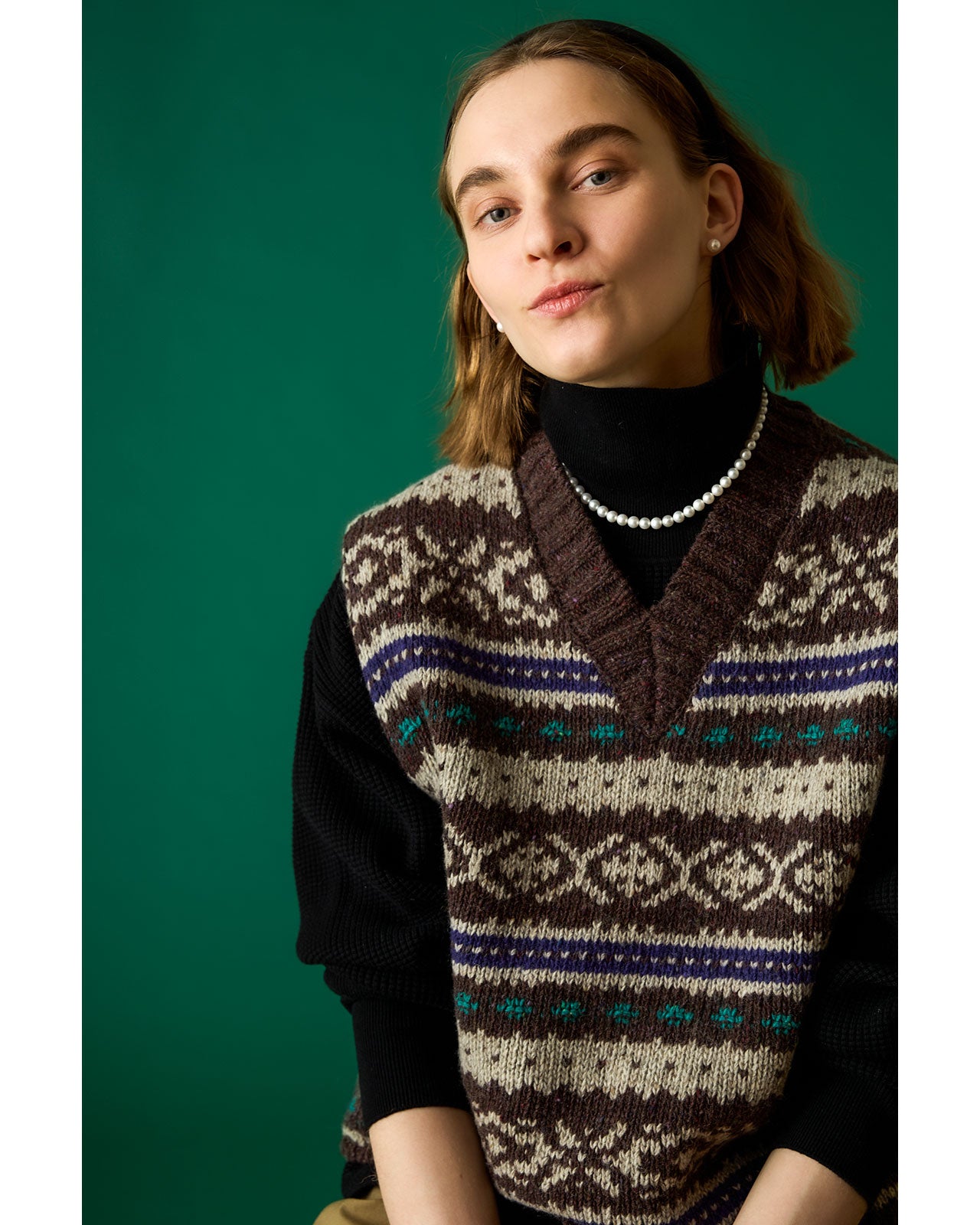 FAIR ISLE VEST – Shinzone