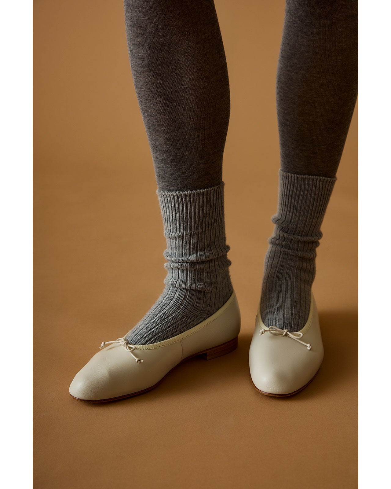 WOOL RIB SOCKS
