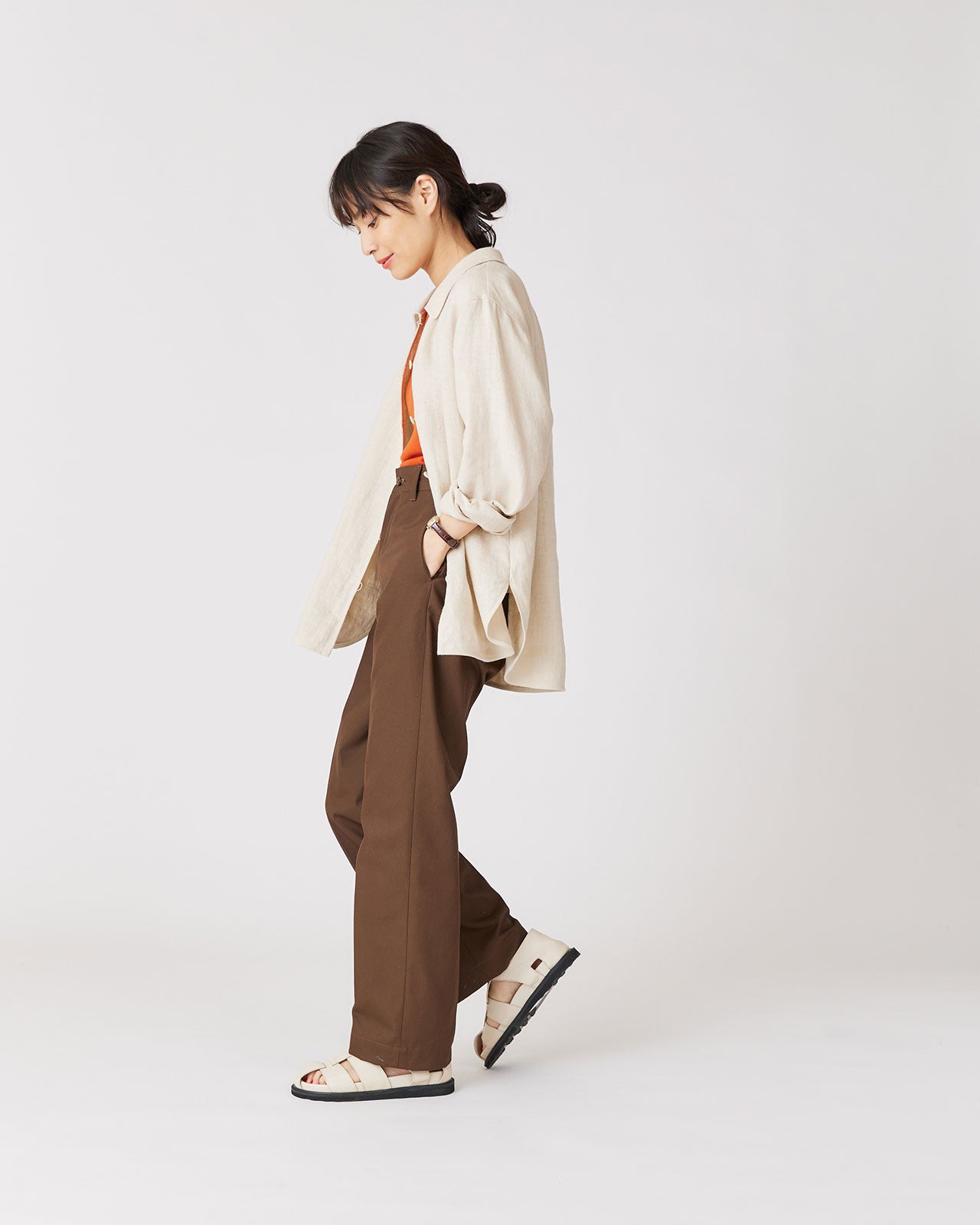 LINEN SHIRT CARDIGAN