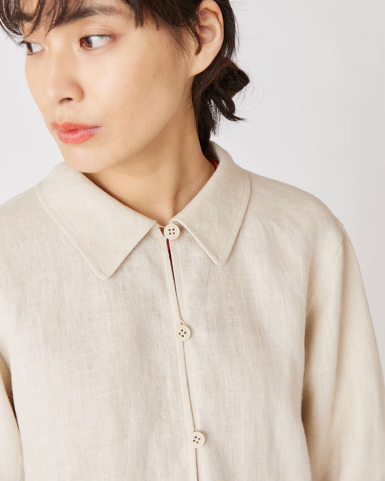 LINEN SHIRT CARDIGAN
