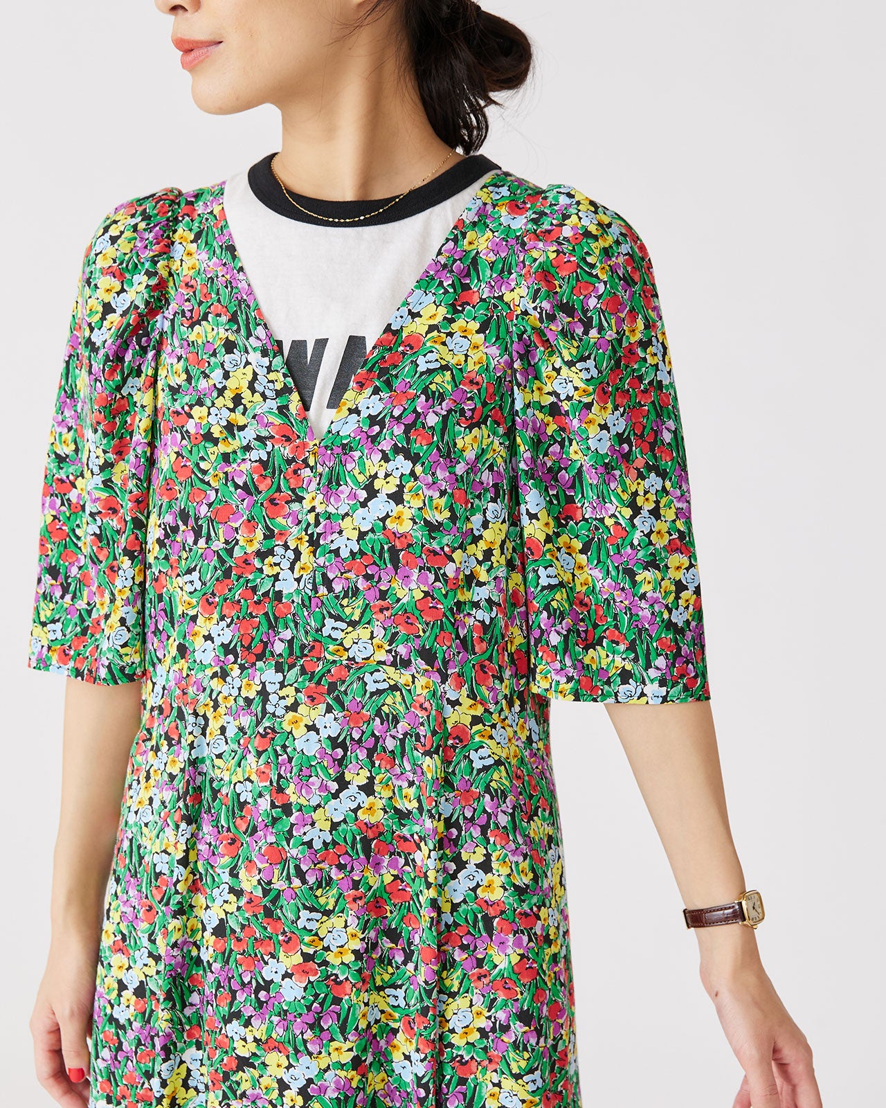FLASHY FLOWER DRESS