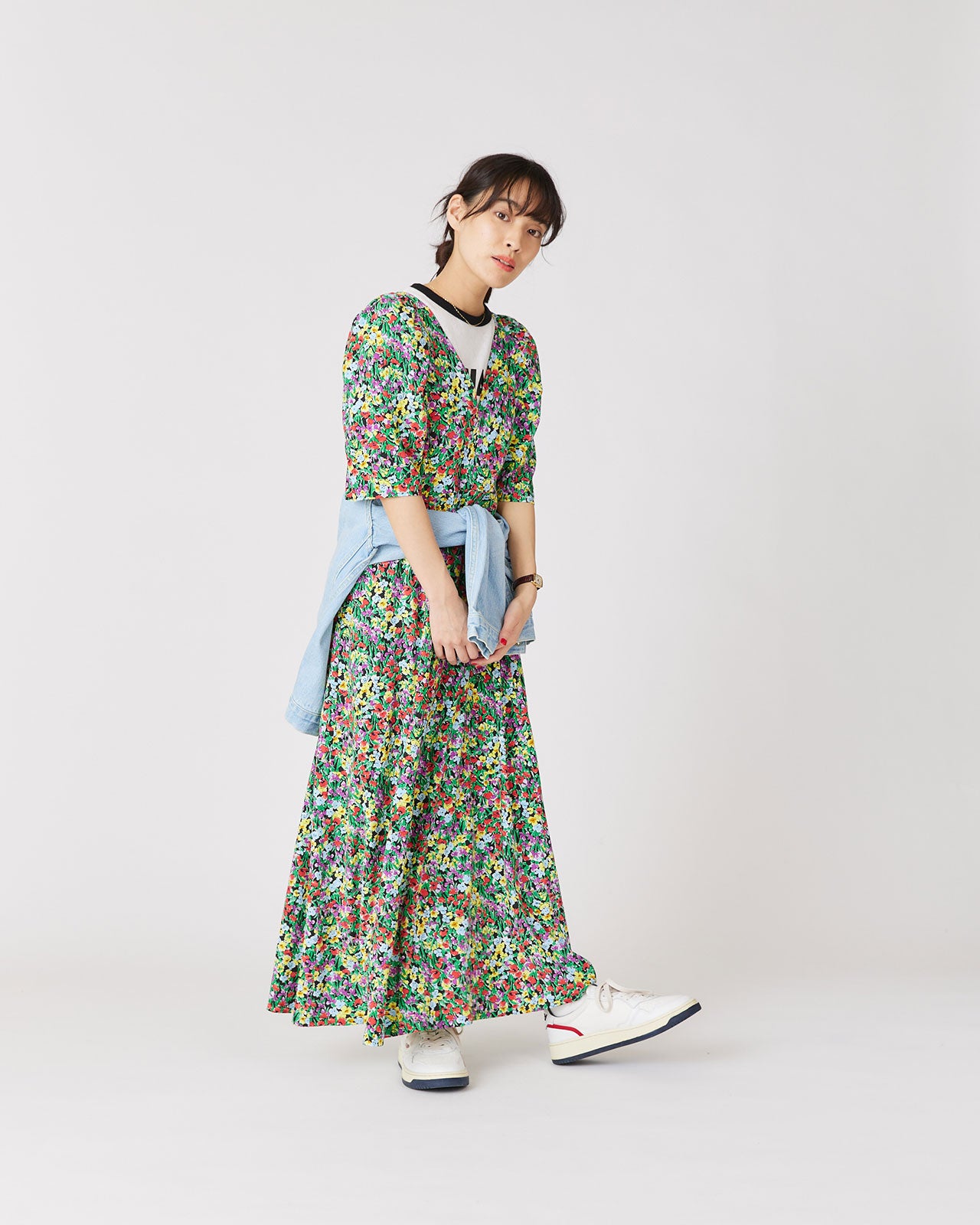 FLASHY FLOWER DRESS