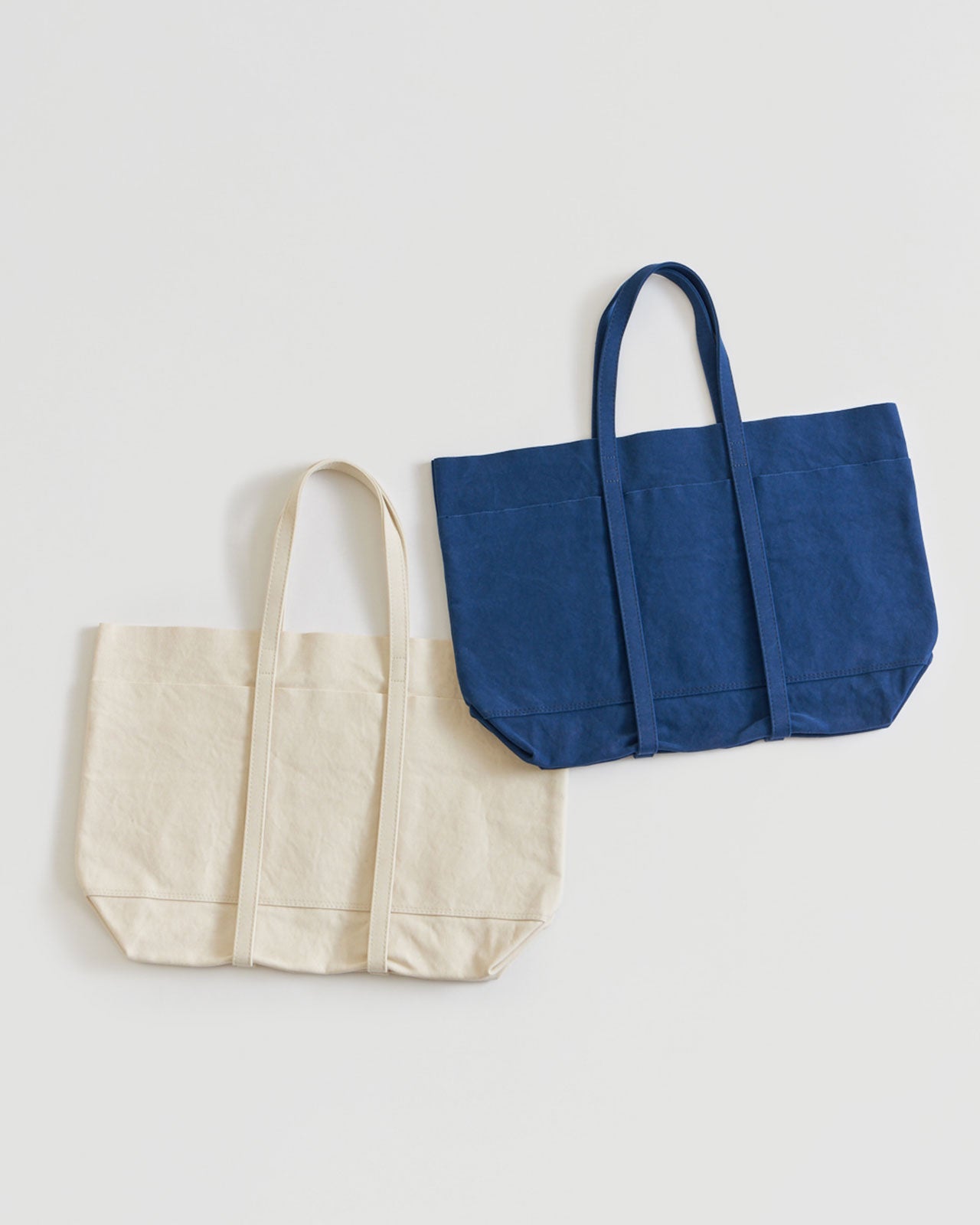AMIACALVA WASHED CANVAS 6POCKETS TOTE