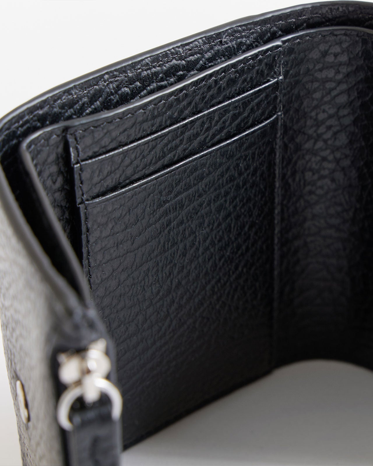 Maison Margiela WALLET CLIP 3 WITH ZIP(BLACK)