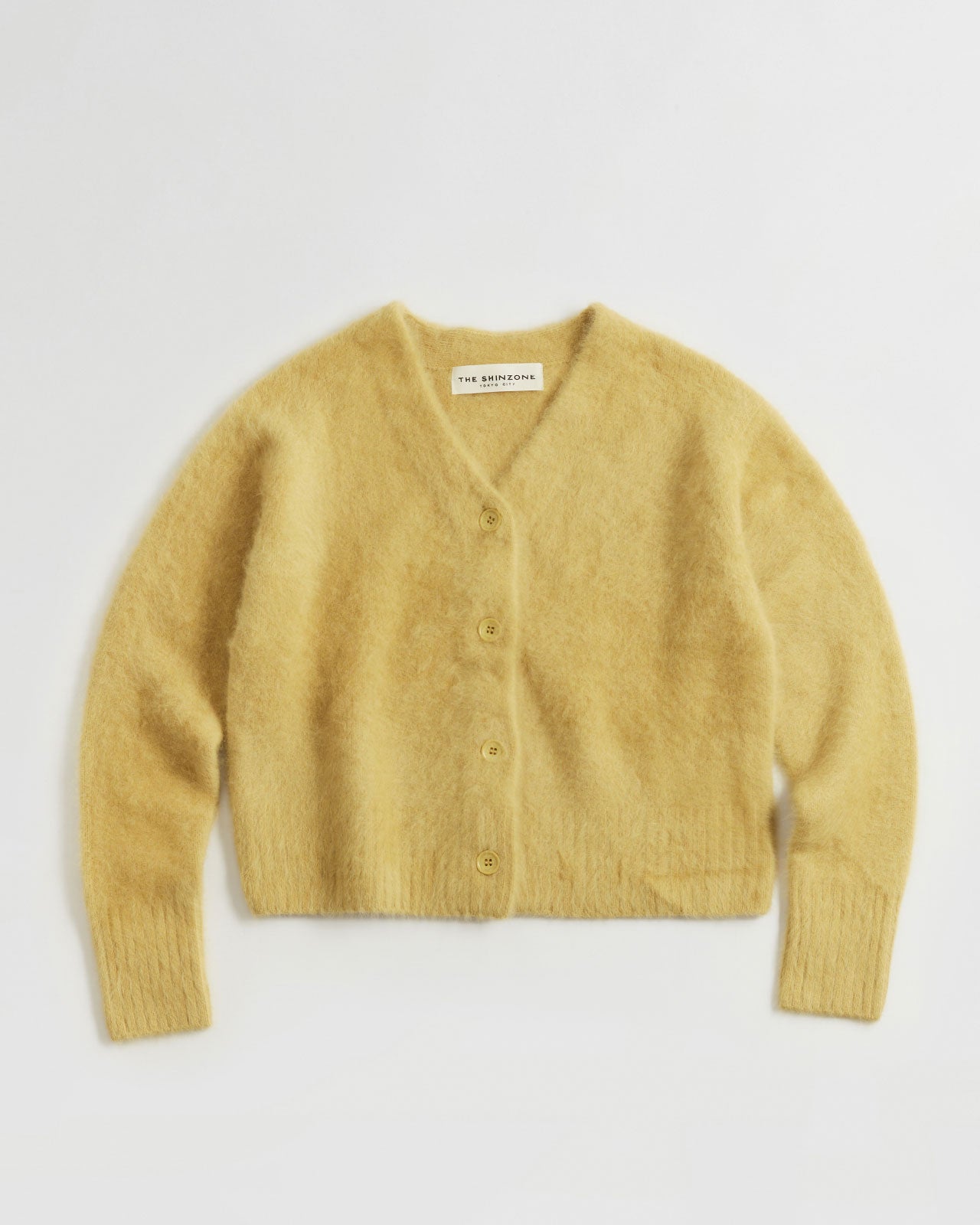 新品タグ付☆Shinzone FLUFFY CARDIGAN Yellow-