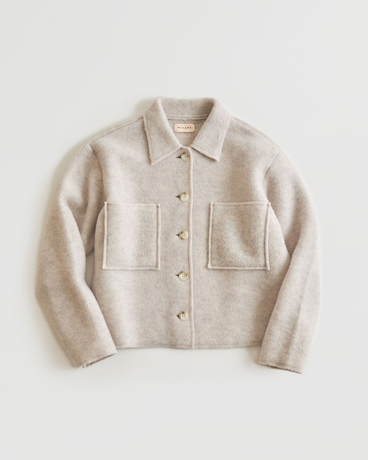 MEYAME LIGHT WOOL SHORT JACKET