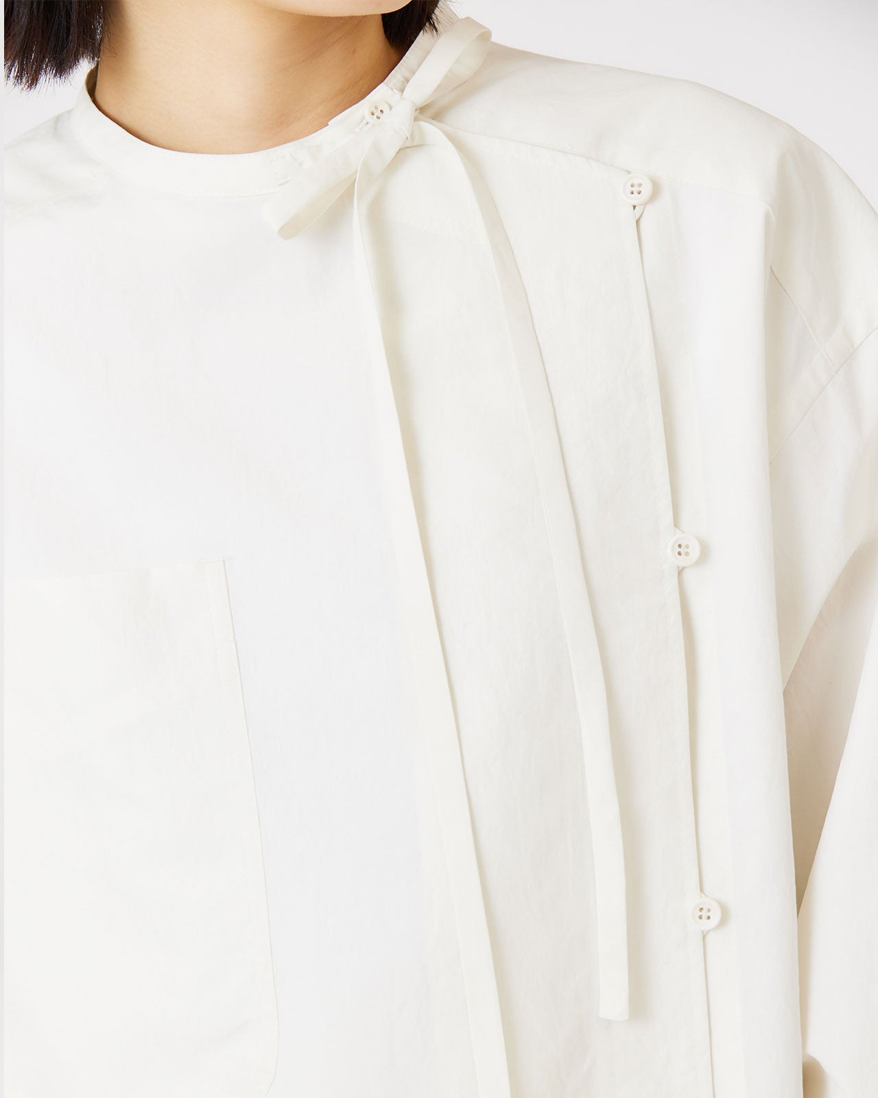 【10月中旬お届け】TIE BLOUSE