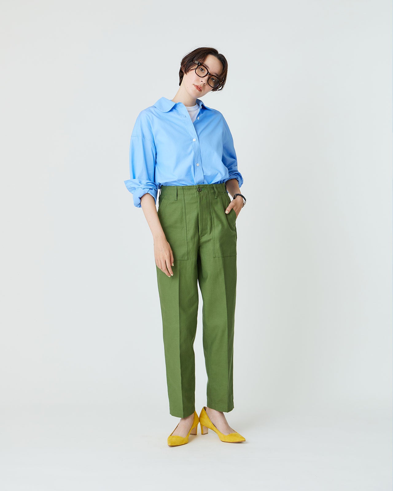 ROUND COLLAR BLOUSE