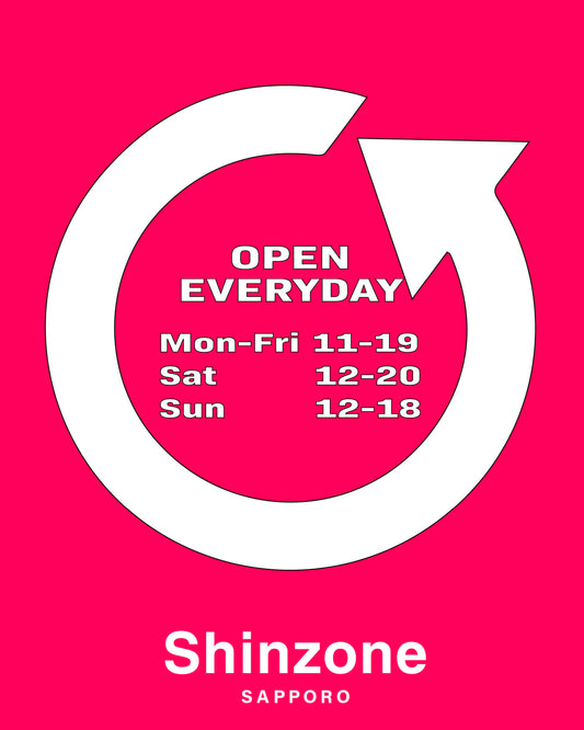 Shinzone札幌店 営業時間変更のお知らせ