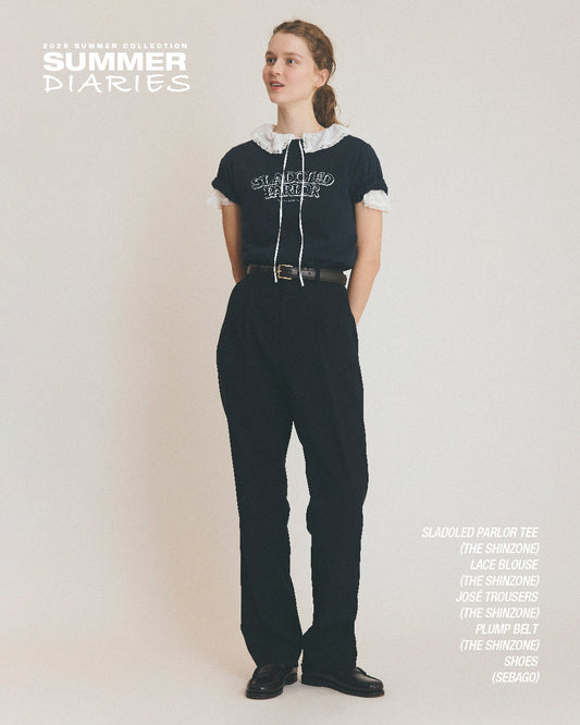 【NEW ARRIVALS】"SLADOLED PARLOR TEE"＆"LACE BLOUSE"