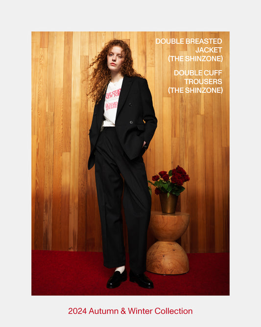 【NEW ARRIVAL】DOUBLE BREASTED JACKET ＆ DOUBLE CUFF TROUSERS