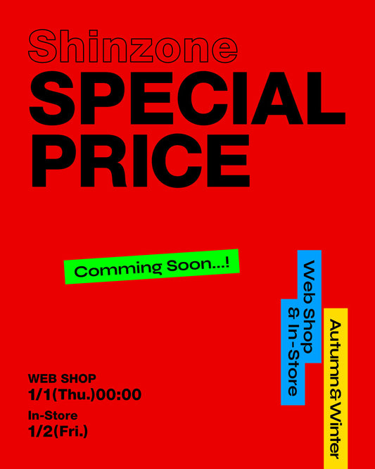 【MAX50％OFF】2026.1.1 (THU)0:00〜スタート!”Autumn & Winter Special Price”