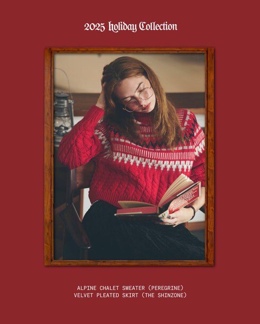 【NEW ARRIVALS】"PEREGRINE" ALPINE CHALET SWEATER