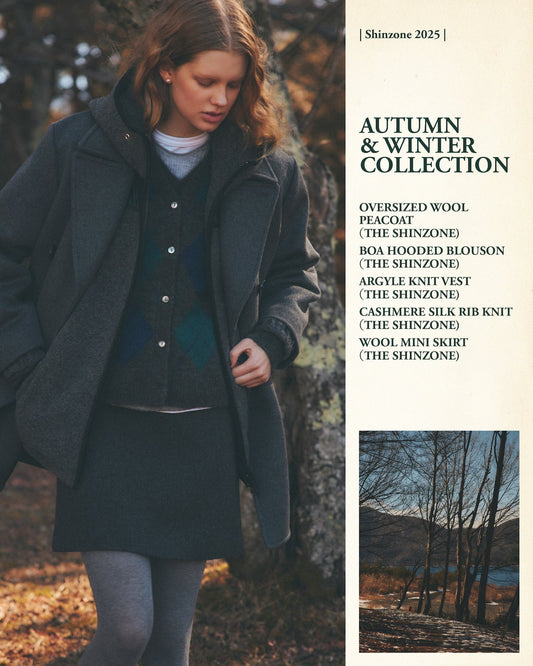 【NEW ARRIVALS】"OVERSIZED WOOL PEACOAT" ＆ "BOA HOODED BLOUSON"