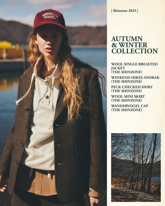 【 NEW ARRIVALS 】"WEEKEND HIKES ANORAK" & "WOOL MINI SKIRT" and more…