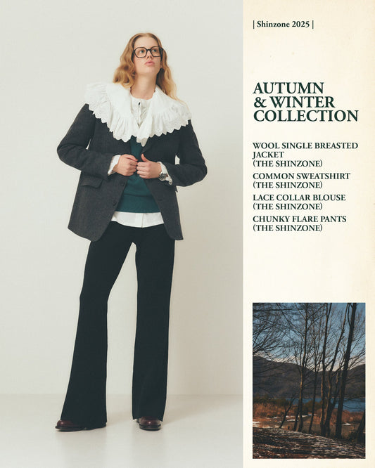 【 NEW ARRIVALS 】"WOOL SINGLE BREASTED JACKET" & "CHUNKY FLARE PANTS" and more…