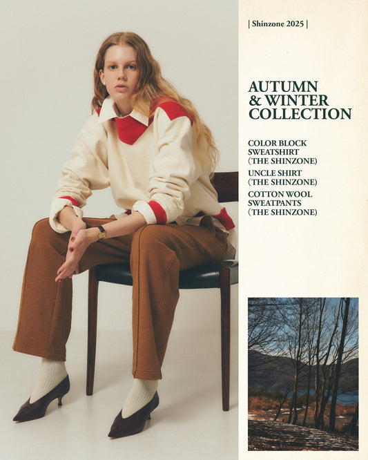 【NEW ARRIVALS】"COLOR BLOCK SWEATSHIRT"