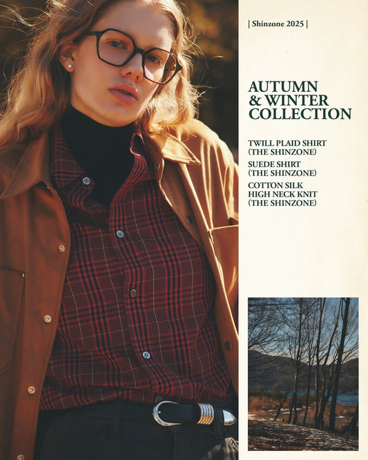 【 NEW ARRIVALS 】"TWILL PLAID SHIRT" & "SUEDE SHIRT"
