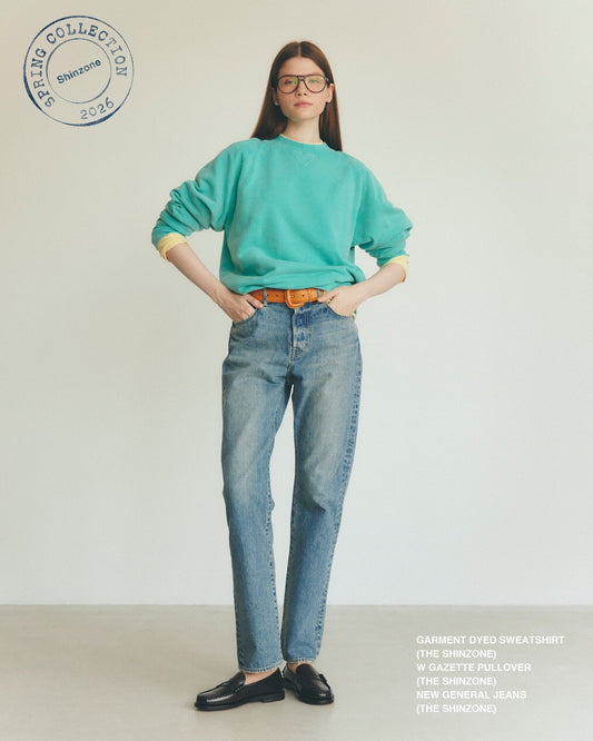 【NEW ARRIVALS】"GARMENT DYED SWEATSHIRT"&"NEW GENERAL JEANS"