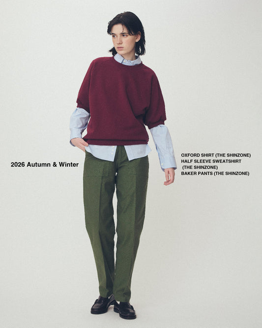 【NEW ARRIVAL】HALF SLEEVE SWEATSHIRT