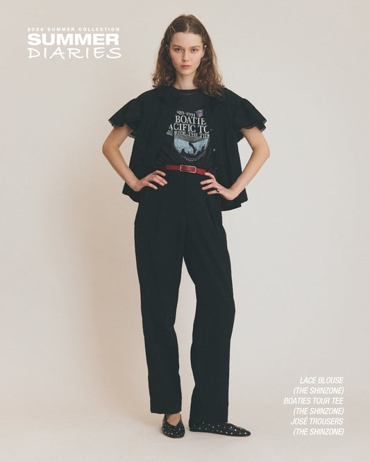 【NEW ARRIVALS】"BOATIES TOUR TEE"＆"JOSÉ TROUSERS"