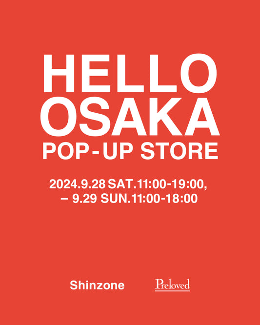 【EVENT NEWS】 POP UP STORE ＠ OSAKA